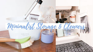 Minimalist Cleaning Supplies - Eco Cleaning & Storage: I have had so many of my subscribers request to see how I store my cleaning supplies