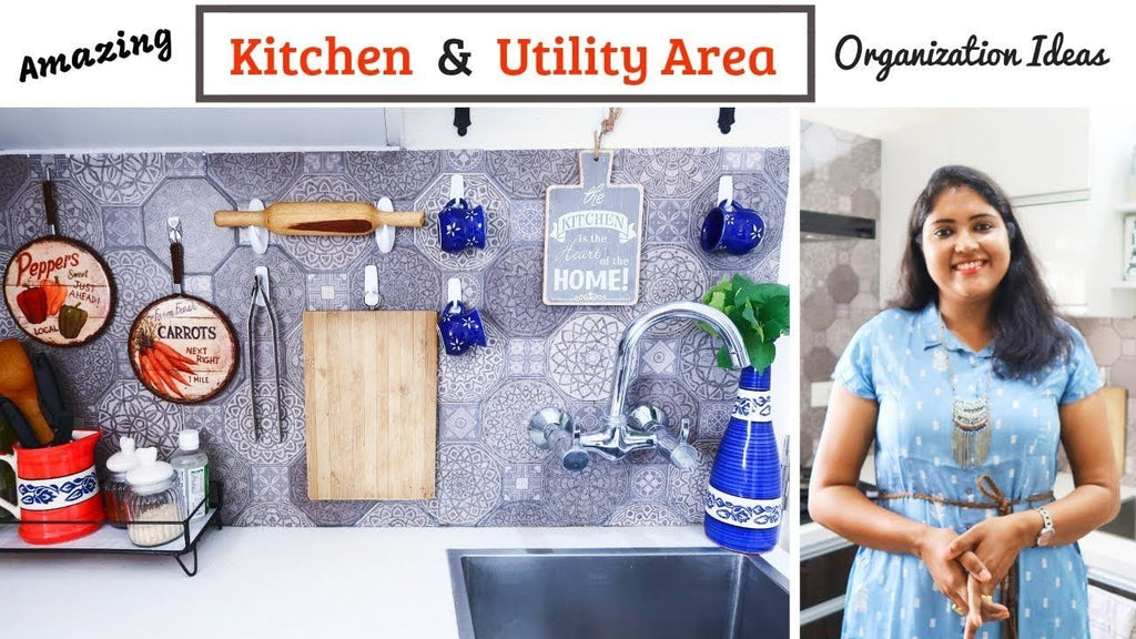 Amazing (Renter Friendly Too!) Kitchen & Utility Area Organization Ideas with Command Hooks