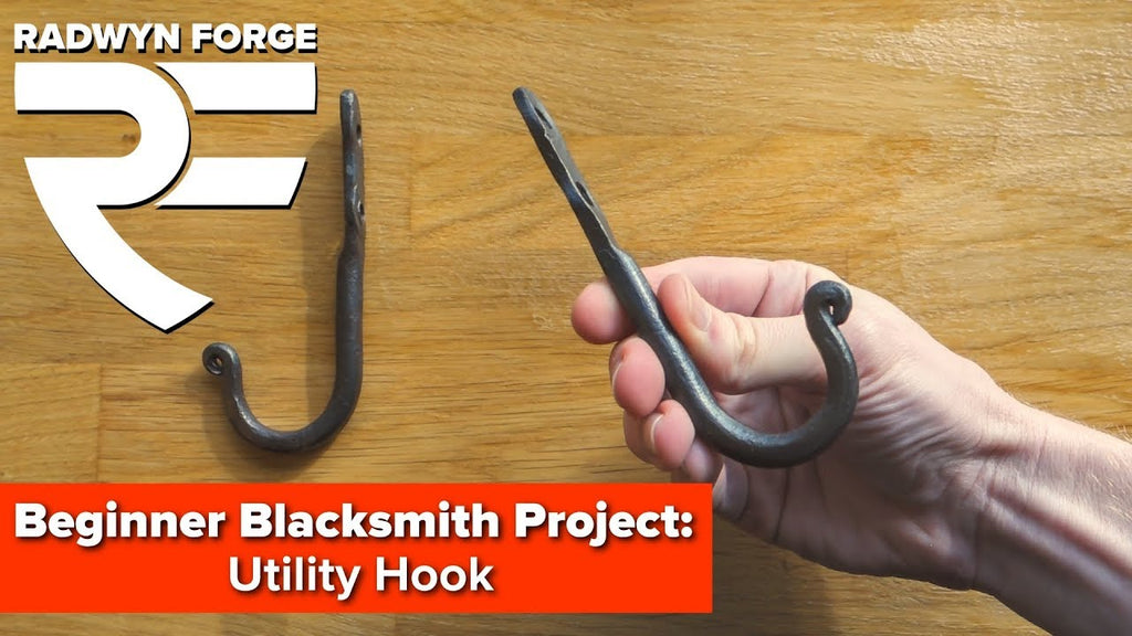 Making a hook is the best beginner blacksmith project for someone looking to get started in the craft