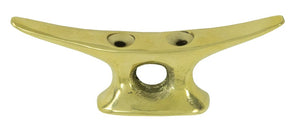 Nautical Brass Boat Cleat Hook - 4-in