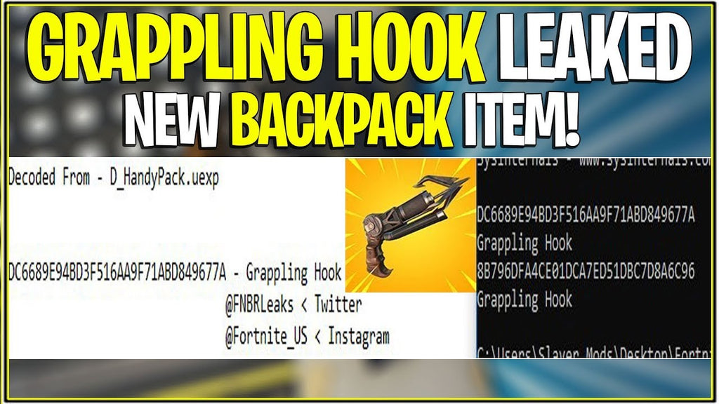 *NEW* Fortnite: LEAKED GRAPPLING HOOK "BACKPACK"! | (Leaked Utility Weapon In Battle Royale) by Happy Power (2 years ago)