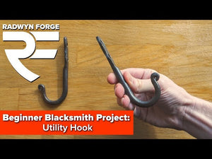 Making a hook is the best beginner blacksmith project for someone looking to get started in the craft