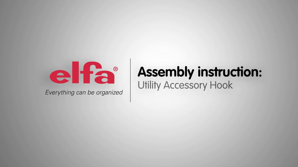 Assembly: Accessory hook by Elfa International (1 year ago)