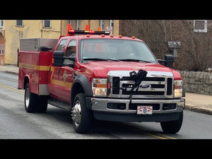 Marcus Hook Trainer Fire Department Utility 68 Responding 3-1-21 by Delaware County PA Fire (1 month ago)