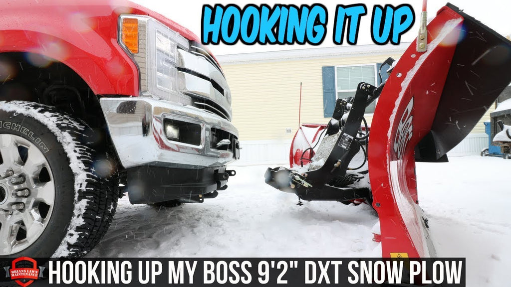 Wanted to take a few minutes this afternoon and show you guys how we connect my snow plow to my truck