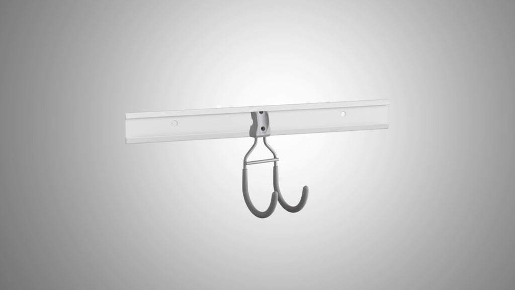 How to assemble a Utility Track and a Round Cord Hook from Elfa