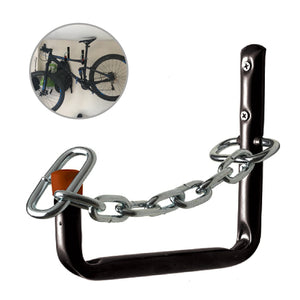 Lockable 210mm Storage Hook, Wall Mounted for Ladders & Bikes