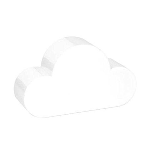 BleuMoo 1Pc White Cloud Shape Magnetic Key Holder Sticker Backside Home Wall Hanger