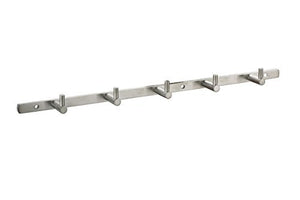 Coat Hooks Wall Mount Brushed Nickel with 5 Hanger Utility Hooks, for Coats, Hats, Scarves, Towel, Clothes Etc