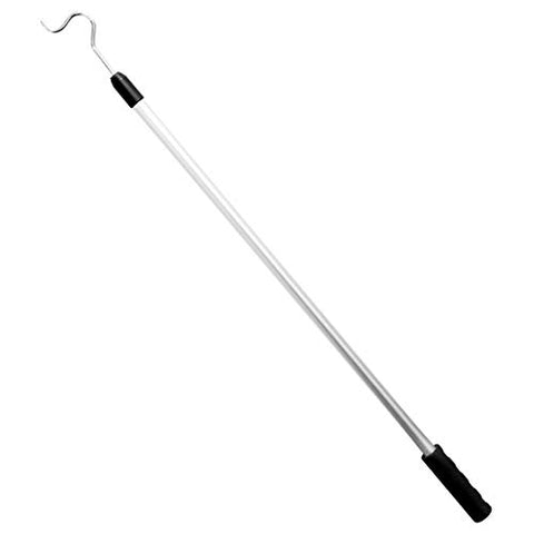 Richards Homewares Aluminum Shepherds Hook with Cushion Handle, 36-62"x2.75"x1.25", Silver