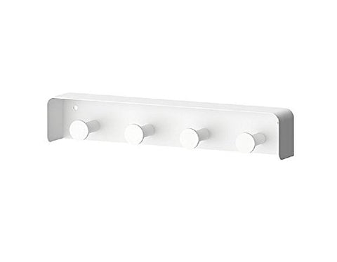 Ikea Enudden Hanger 4 Hooks White Metal Robe Towel Belts