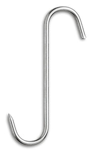 3 claveles 862 – Meat Hook, Shape S, Stainless Steel, Dimension 22 x 8