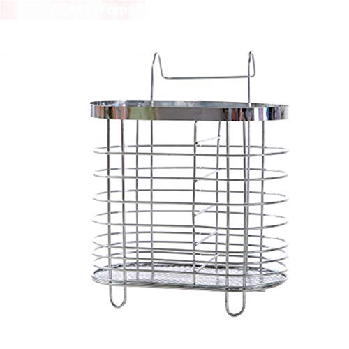 Chopsticks Organizer Multi-Purpose Stainless Steel Mesh Utensil Holder Spoon Knife Fork Drying Basket Rack for Kitchen Storage Tool (C)