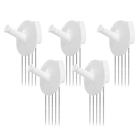 HOTLISTOR Reusable Multipurpose Wall Hook White 5PCS 10PCS Decorative Pin Stick Hooks Office Partition Panel Hanger Home Kitchen