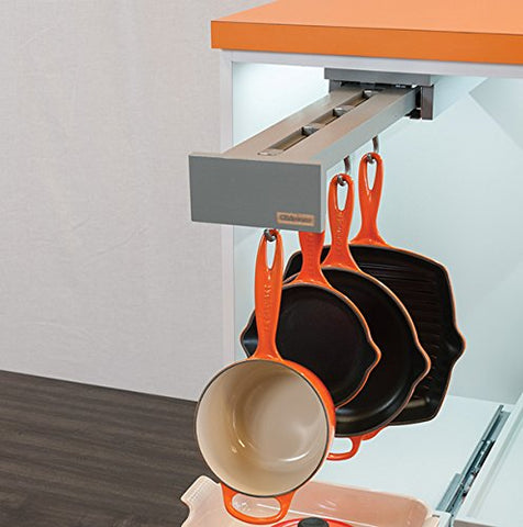 Glideware Pan 7 Hook Utility Organizer with Blum Runners