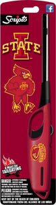 NCAA Iowa State Cyclones Licensed Scripto Multipurpose Utility Lighter - Official Cardinal & Gold - Tailgating Essential (1-Pack)