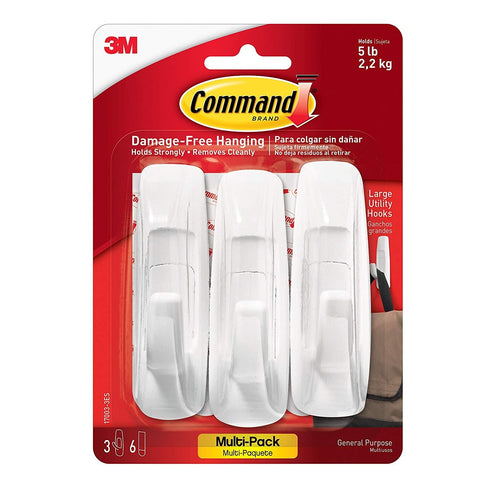 Large-Sized Command™ Utility Hooks