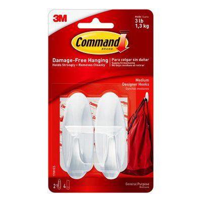 Damage Free Hanging Medium Utility Hook Pack