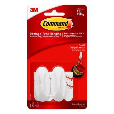 Damage Free Hanging Small Utility Hook Pack