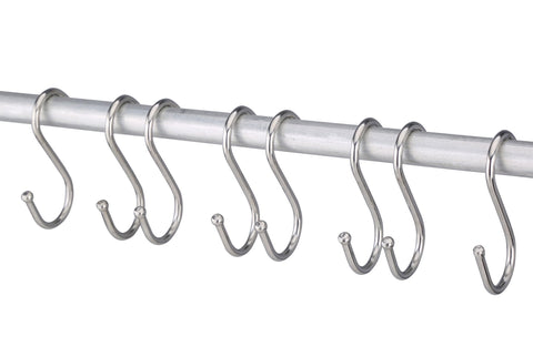 Double Utility Hooks - Dual S Hook 10 Pack Set